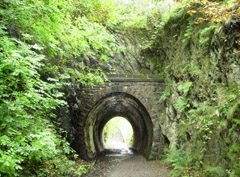 Tunnel Railway line Keswick